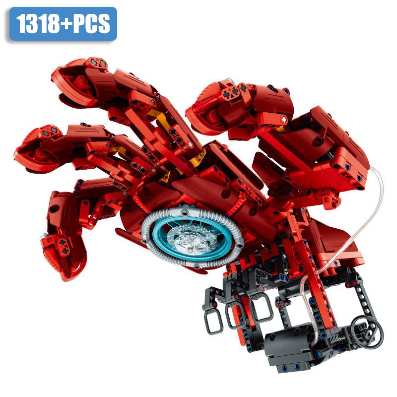 Brand new High-Quality Moc High-Quality 1318Pcs High-Quality Titan High-Quality Mechanical High-Quality Gloves High-Quality Building High-Quality