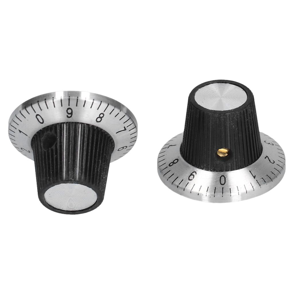 50Pcs Potentiometer Dial Knob Plastic Control Knobs Caps Replacement with 6mm Shaft BEMC1