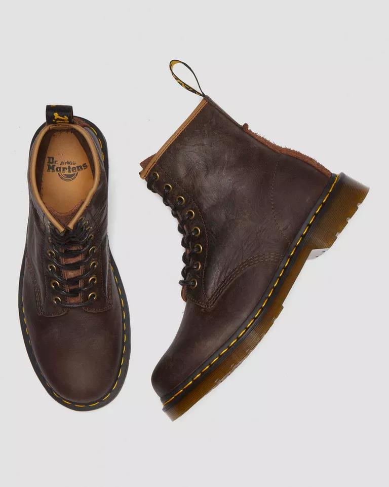 Boots Dr. Martens dark brown 1460 Antique Pull Up Lace Up