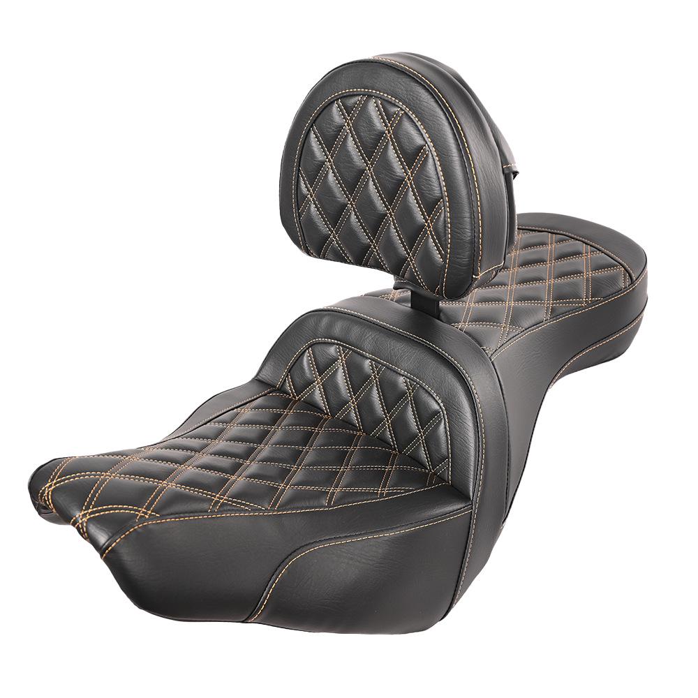Softail Streetfighter Seat Cushion with Backrest for Harley-Davidson 18-25