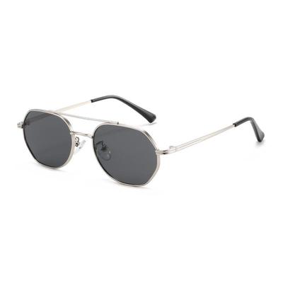 High-End Women's Retro Oval Metal Sunglasses for Driving