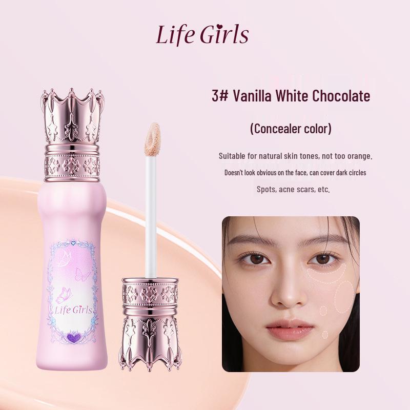 Life Girls Сыворотка-консилер осветляющая: Увлажняющий корректор тона кожи для безупречного макияжа 4g