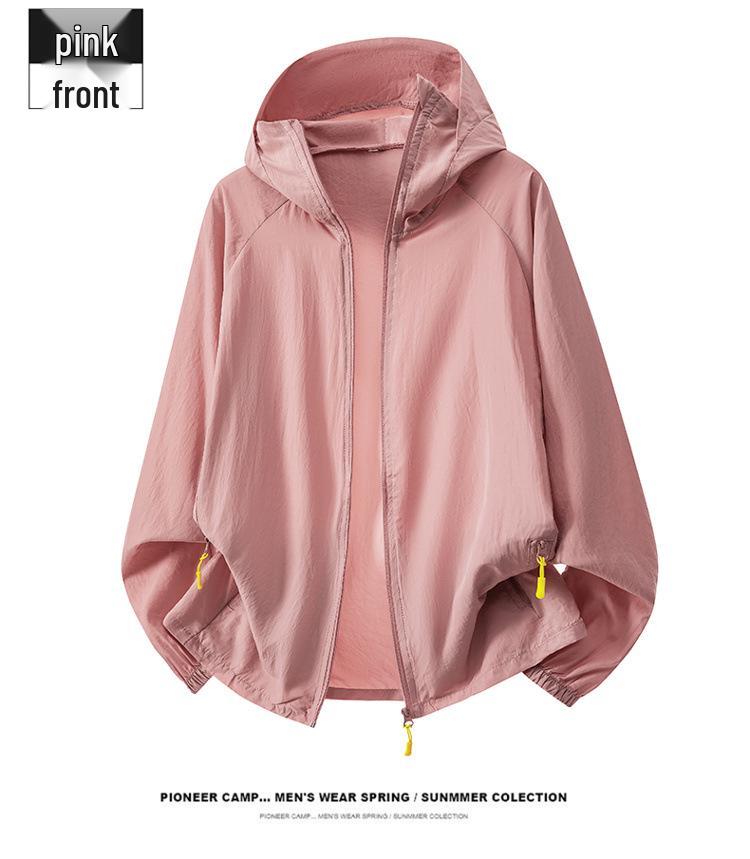 Unisex Ultra-Thin Ice Silk Hooded Quick Dry Sun Protection Wear