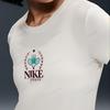 Nike Slam Round Neck Comfortable Slim Fit Short Sleeve T-Shirt Women Tops Light-Ivory HJ3817-110