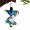Carillon a Vento Ballerina Fatto a Mano Stile Vetro Colorato Spinner da Appendere Suncatcher Colorato in Acrilico per Interni Esterni Finestra Patio Giardino Decorazione