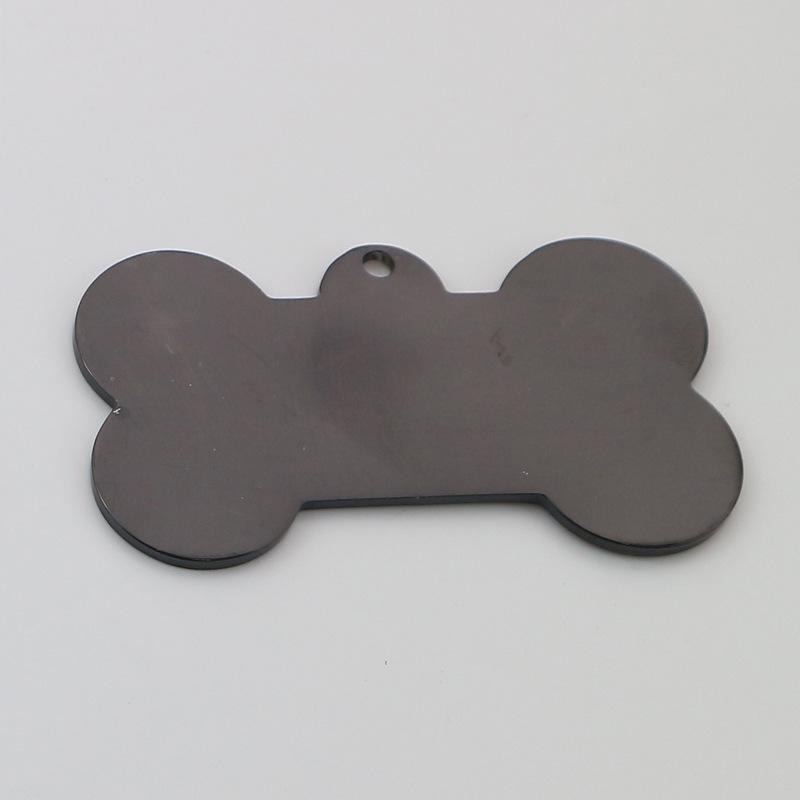 Personalized Engraved Pet Dog ID Tag with Bell and Necklace Collar for Cats and Dogs