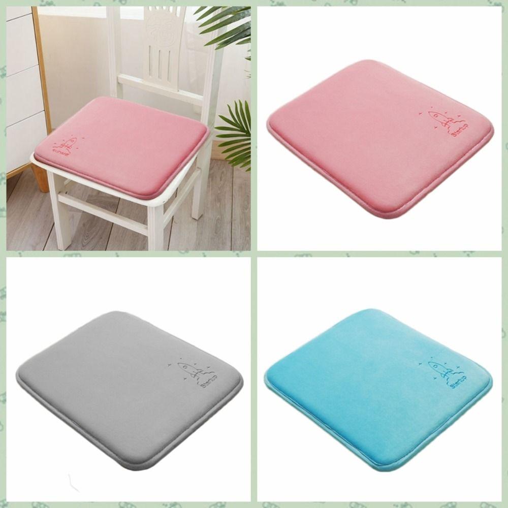 

With Buckle Foam Chair Cushion Non-Slip Seat Mat Comfortable Seat Pad Patio