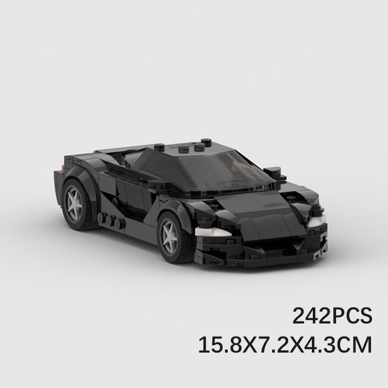MOC Building Blocks - Compatible with Lego: McLaren 720S 8-Stud Creative Racing Car Model