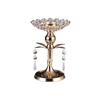 Flower Shape Crystal Candle Holder Table Centerpiece Romantic Elegant Wedding Candlestick for Holiday