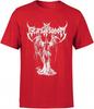 Men's T-shirt Pentagram Goth Gothic Angel Satan Youth Metal R S