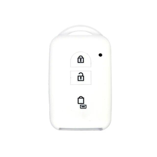 Silikon Bilnøkkeldeksel Etui Skall For Nissan Duke Juke Micra Qashqai X-Trail T31 Navara Tiida Pathfinder