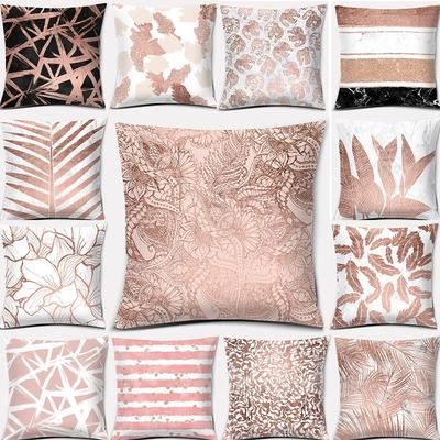 Pink Theme Home Office Decoration Pillow Bedroom Sofa Car Cushion Cover