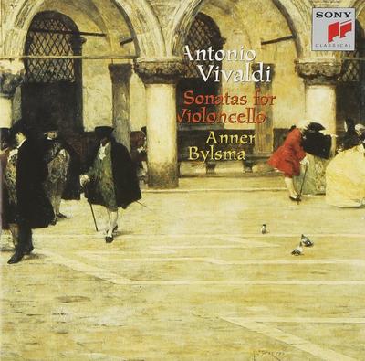 CD BYLSMA ANNA VIVALDI GALIGIONI   Vivaldi Cello Sonatas 6 Pieces SRCR2569  2000 Japan Classical Used