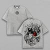 Hot Anime Avatar The Last Airbender Zuko Print T-shirt Men Women Oversized Clothing Cotton Tshirt Retro Washed T Shirt Male Tops