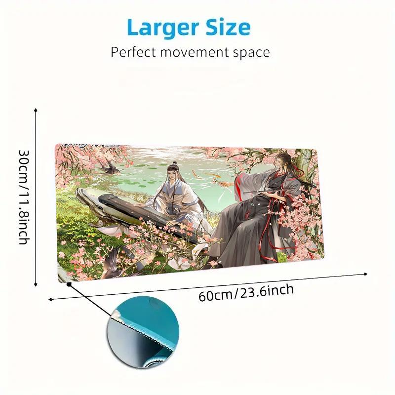 Mo Dao Zu Shi Color Mouse Pad Large Gaming Table Cushion Non-slip Laptop Tablet Big Mousepad XXL Mat Mini PC Playmat With Lock edge