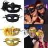 2 Pcs Venetians Mask Half Face Mask Halloween Mask Costume Mask Masquerade Mask Party Mask Mardi Gras Mask for Carnivals
