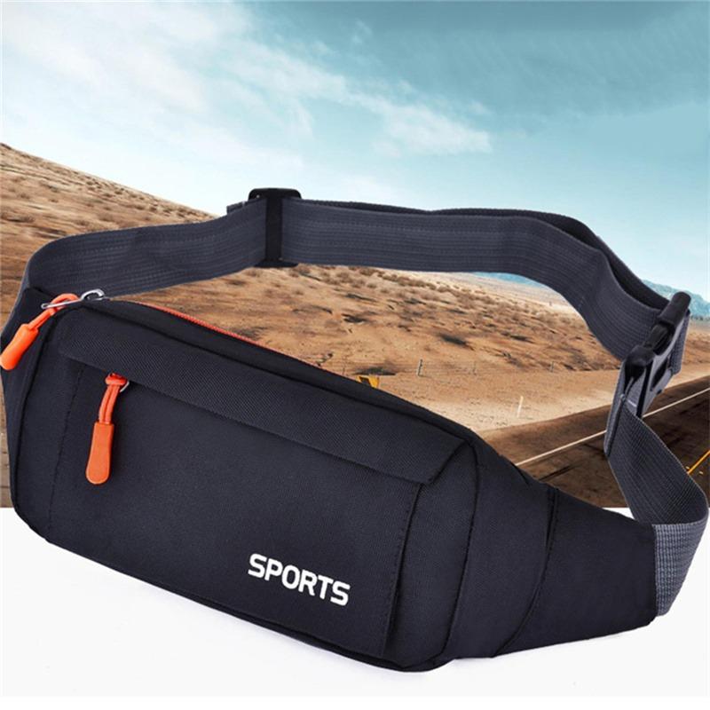 Men's Breast Bag Waterproof Outdoor Sports Bags Oxford Pouch Korean-style Waist Bag Fanny Pouch Crossbody Male Banana Bag