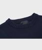 FFEFF STUDIO F Logo Round Wool Pullover (Navy)
