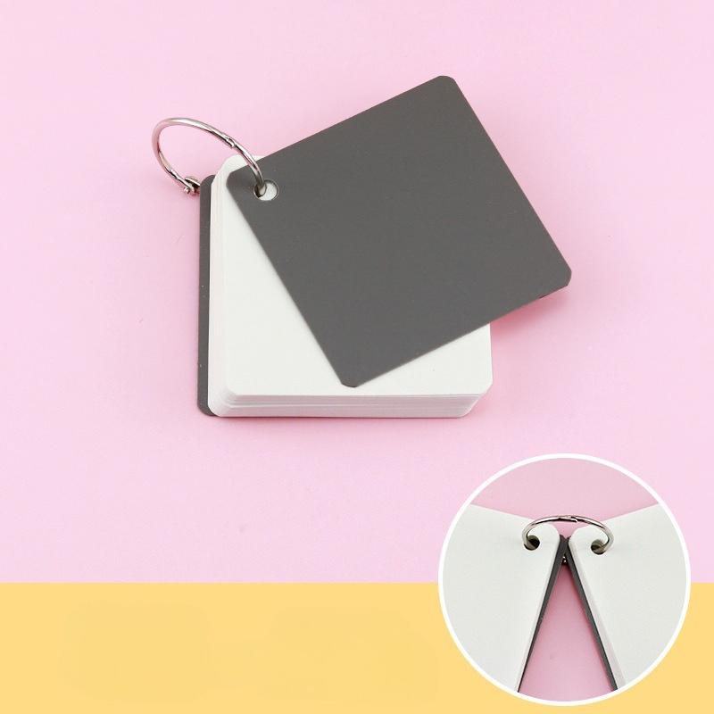 Portable Notebook Loose Leaf Notepad Ring Sticky Note for Staff Students Kawaii Stationery Diary Cards Style Brochure Pamphlet