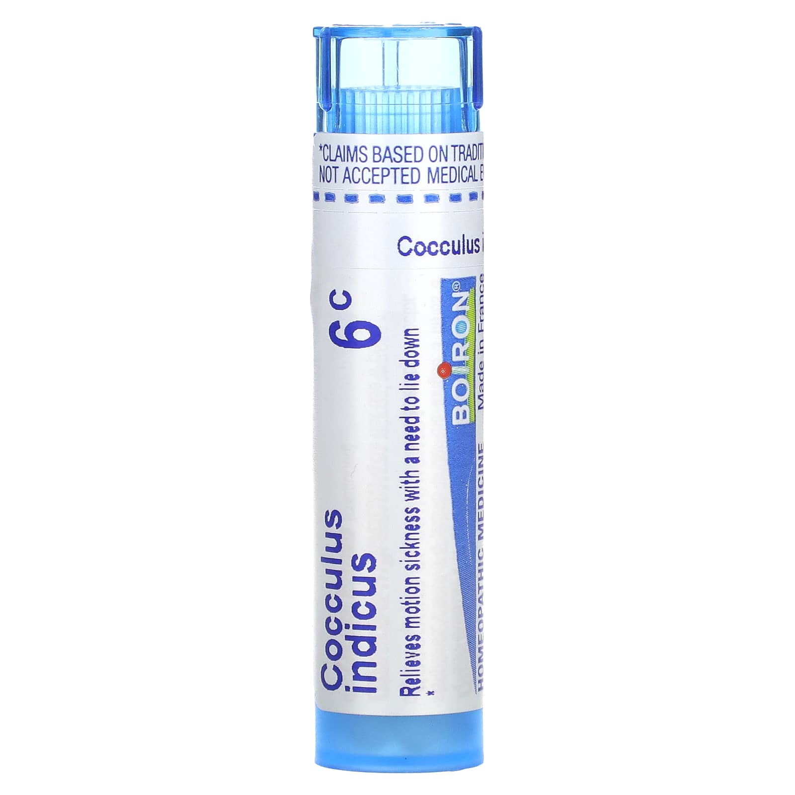 

Boiron, Cocculus Indicus, 6C, motion sickness relief, about 80 pellets