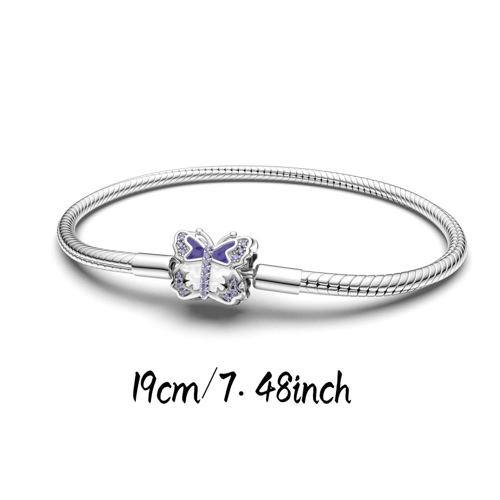 Manyilus 925 Silver Bracelet Real Bracelets 925 Girls Italian Charm Original Women Braclet Pendant Paired Jewelry Charms Money