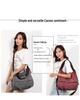 Color Casual 2025 Womens Solid Canvas Crossbody Handbag – Fashionable And Versatile For Europe And America