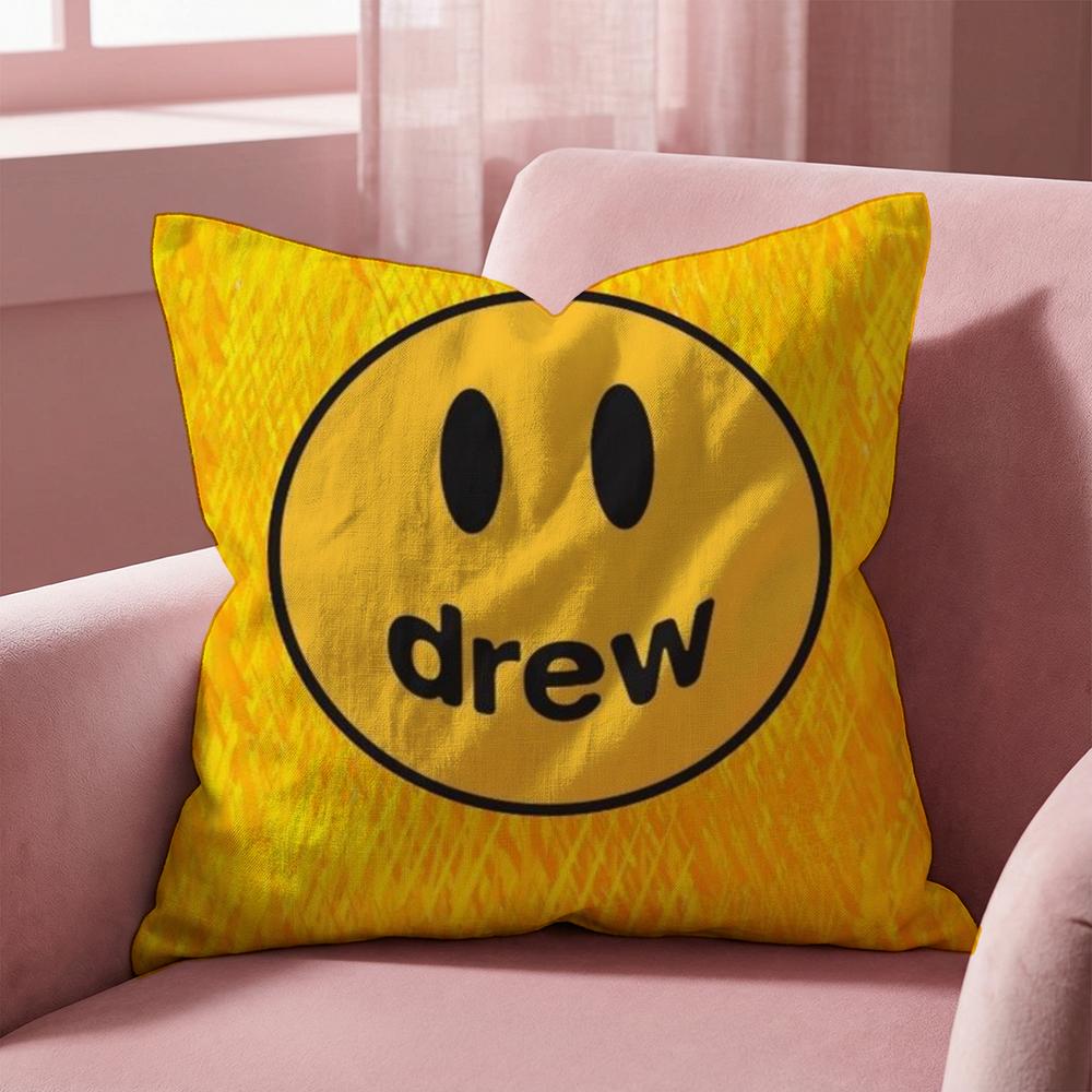 Fashion D-Drew H-Hous Cushion Cover Multi-Scene Pillow Cover for Home & Car - Reversible, Soft & Durable for Daily Use
