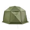 Pop up Gazebo Screen Tent, 3.96 x 3.96 m, 13-Sided Spherical Camping Canopy Tent with Removable Top & Carry Bag, Quick-Set & Bite-Proof, Screen House