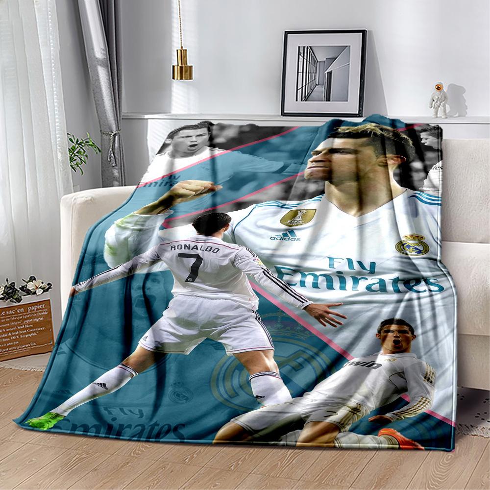 Cristiano Ronaldo 27 Blanket Ultra-Soft Perfect for Sofa Picnics Couch All-Season Use Warmthful Decor Gift for Travel Home Birthdays