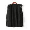 Wool Blend Trench Coat for Women Hooded Long Winter Coat Single Breasted Casual Outerwear with Pockets Fall Winter