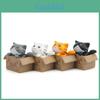 Pvc Cat Micro Landscape Figure For Garden And Indoor Plants