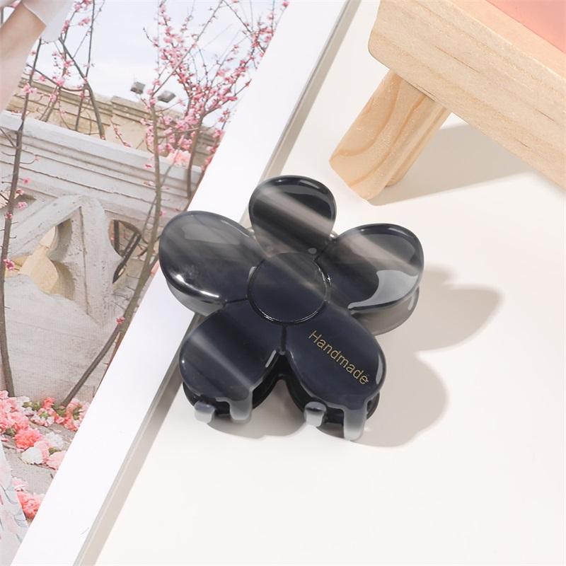 

Модные заколки для волос для женщин Элегантные заколки для волос из ацетата в форме цветка Маленькие 5 см Заколка для волос Аксессуары для волос для девочек Заколка-краб Новинка