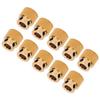 10pcs 40 Tooth Brass Drive Gear Feeding Gear Wheel Extrusion Gear for 3D Printer Extruder