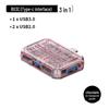 10-in-1 Transparent Type-C USB Hub Expansion Dock