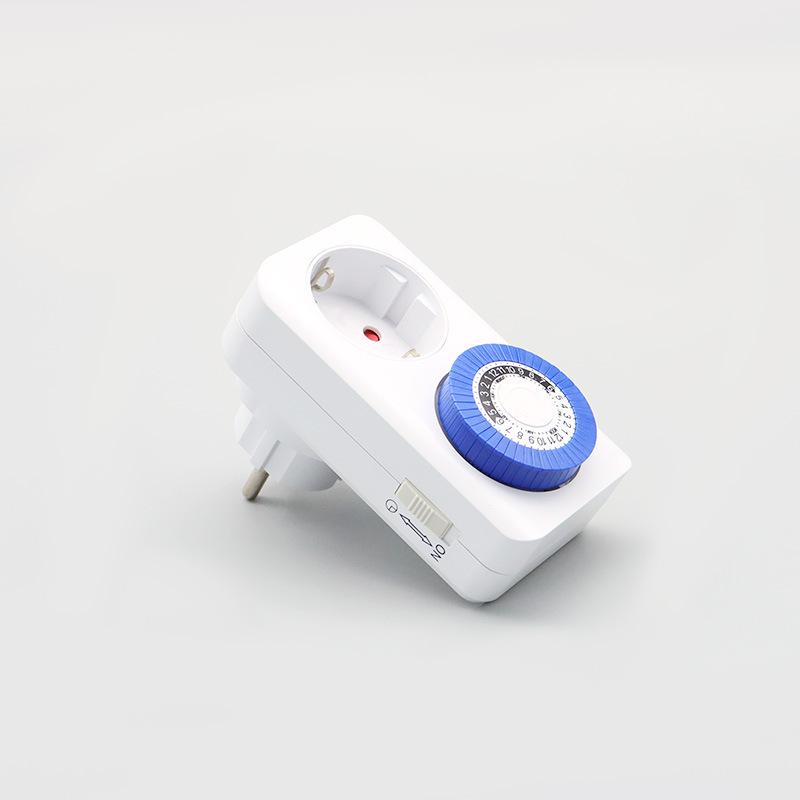 

Механическая розетка-таймер в немецком стиле с функцией 24-часового цикла, нормально разомкнутая, включение, энергосберегающий таймер One Size