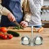 Stainless Steels Kitchen Seasoning Bottle Set Peppers Bottle Holder Condiment Box With Stand Cooking Seasoning Bottle