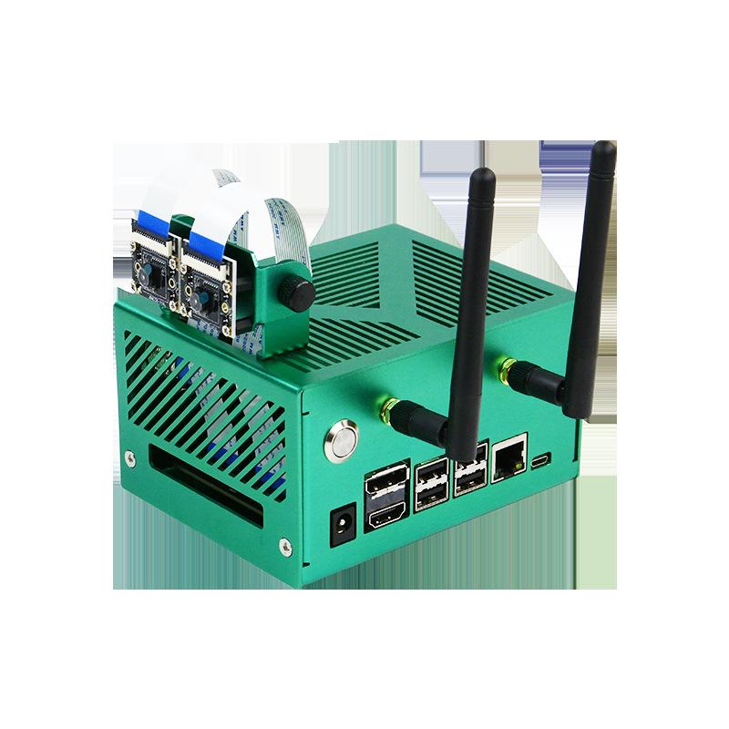 NVIDIA Jetson Nano/NX/TX2 Aluminum Case for Orin - Durable Metal Chassis with Heat Dissipation