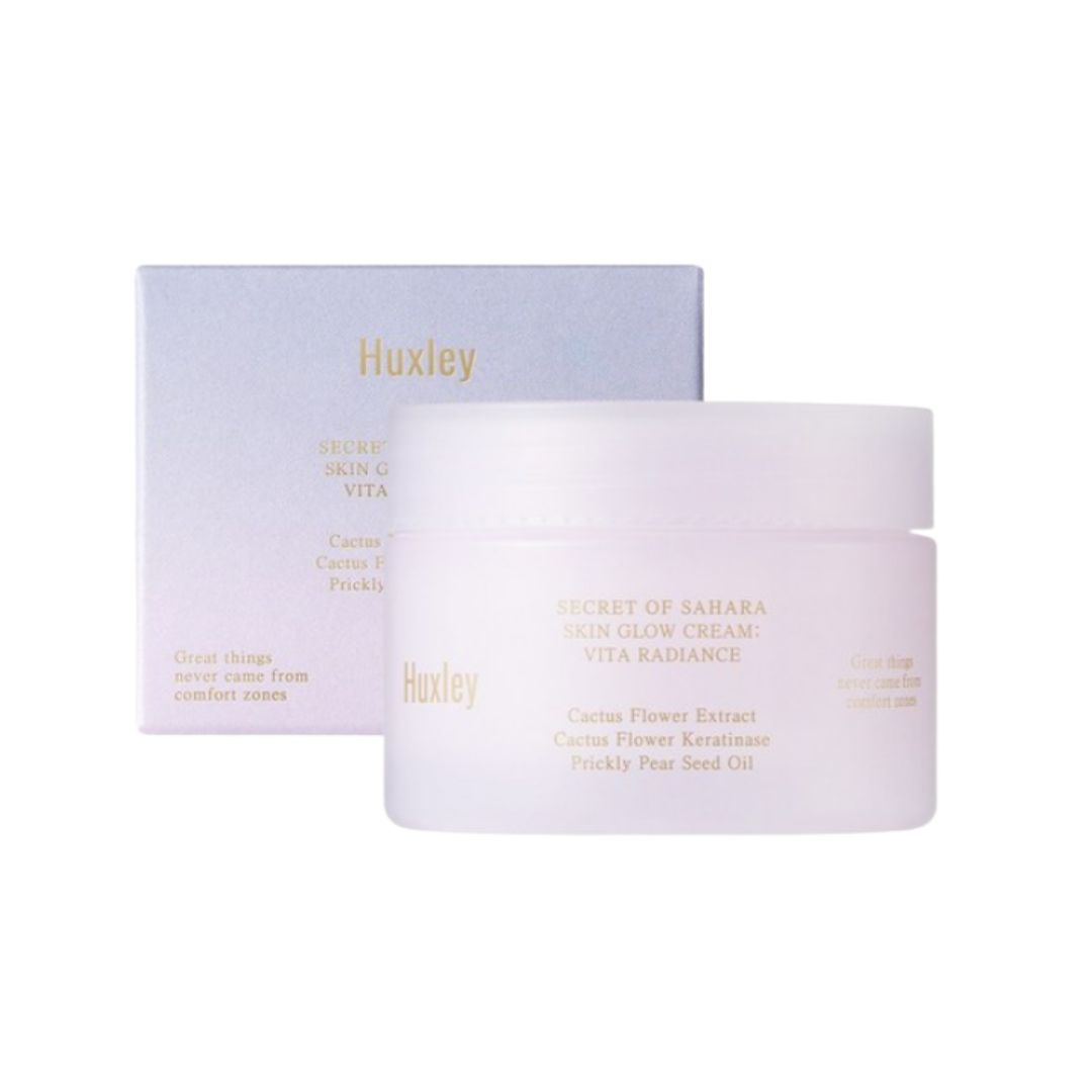 Huxley Skin Glow Cream Vita Radiance Brightening Hydrating Face Cream 50ml