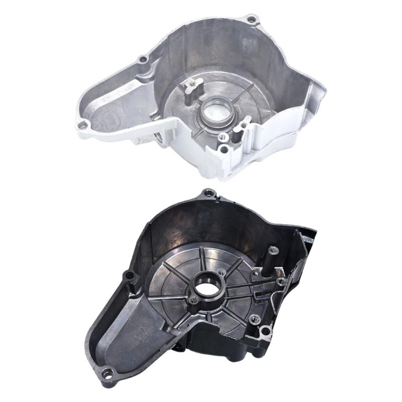 110cc Left Engine Housing Cover for Horizontal Engines, Metal Repair Part for Trail Bike and Pit Bike Service Use