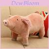 Adorable Realistic Pig Plush Toy Soft Stuffed Animal Cushion For Girls Birthday Gifts