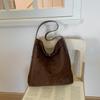 Retro Texture Matte Bag, New Shoulder Messenger Bag, Underarm Tote Bag, Large-capacity Women's Bag.