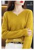 Women's Cashmere Loose Knit Sweater V2023 - Hollow-Out Pullover with Pure Wool Collar