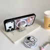Cartoon Cute Snoopy Peanut Charlie Magsafe Wireless Charge Case For iPhone 11 12 13 14 15 16 17 Pro Max Snoopy Magnetic Holder