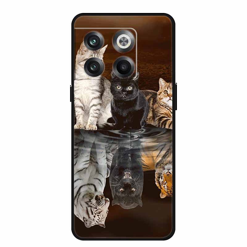 For OnePlus 10T 5G Case 1+10Pro Wolf Lion Soft TPU Silicone Back Case for OnePlus10 Pro 5G Cover Bumper Coque OnePlus 1+10T Capa