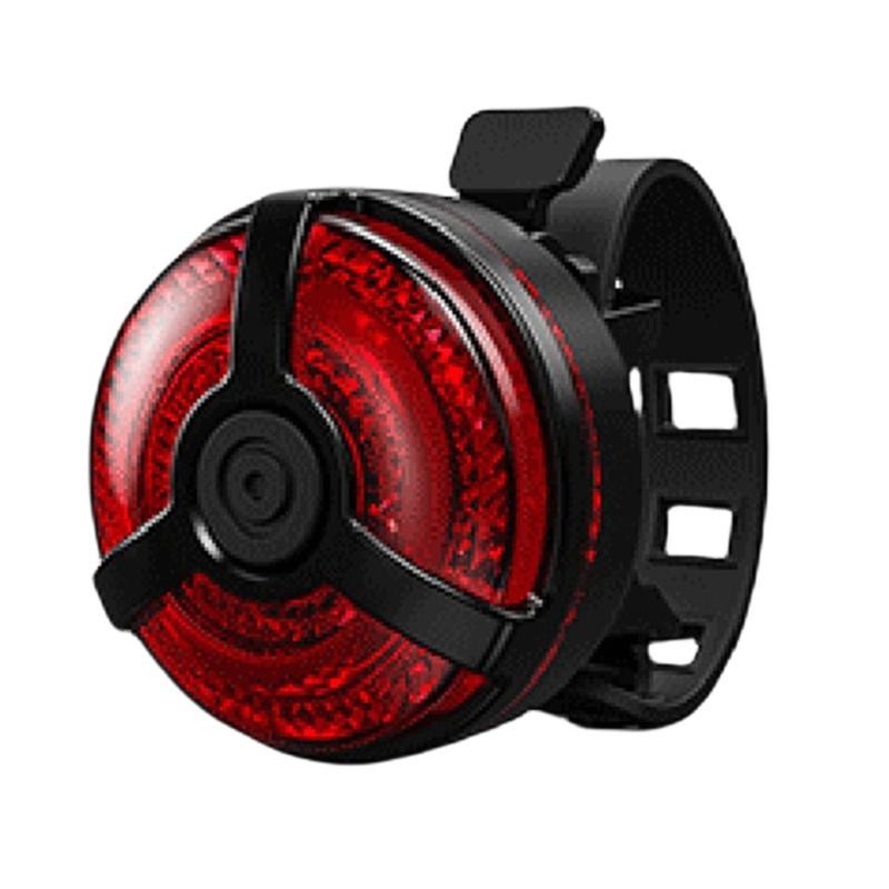 Portable Bike Taillight School Bag Safety Light Waterproofs Cycling Safety Lamp USB Rechargeable Bike Taillight красный