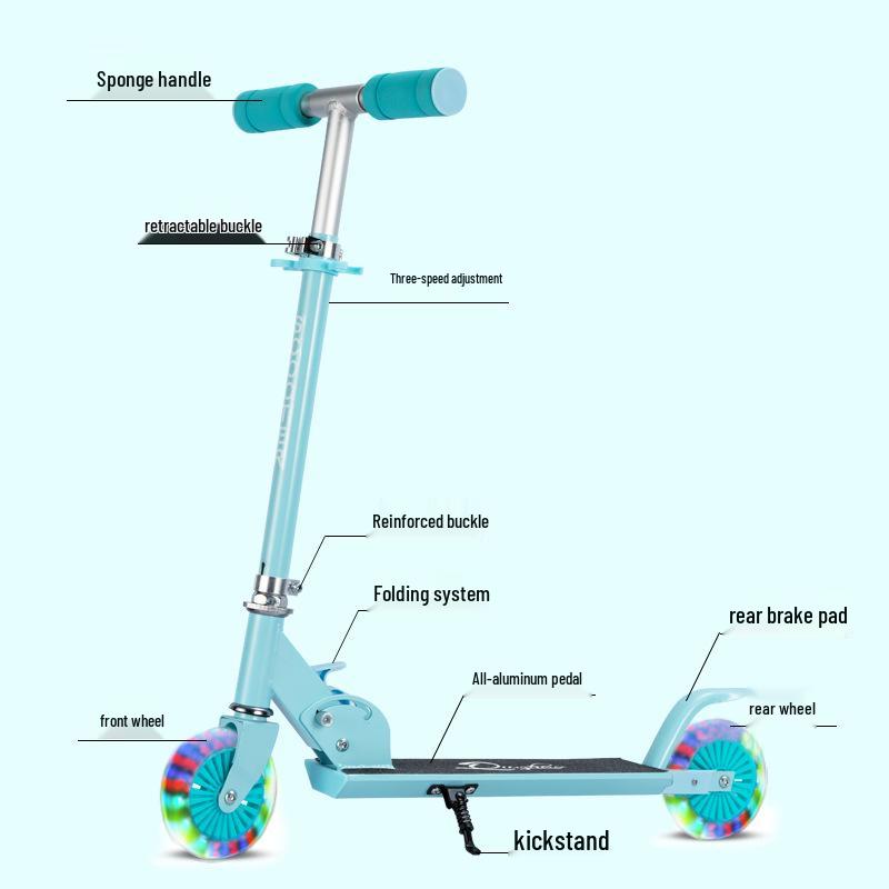 Aluminum Alloy Folding Scooter for Kids