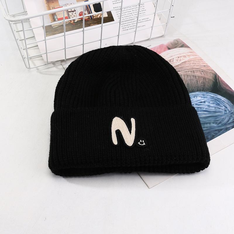 Women's Autumn and Winter New Dopamine Wool Hat Korean Versatile Knitted Hat Student Outdoor Warm Face Showing Small Cold Hat