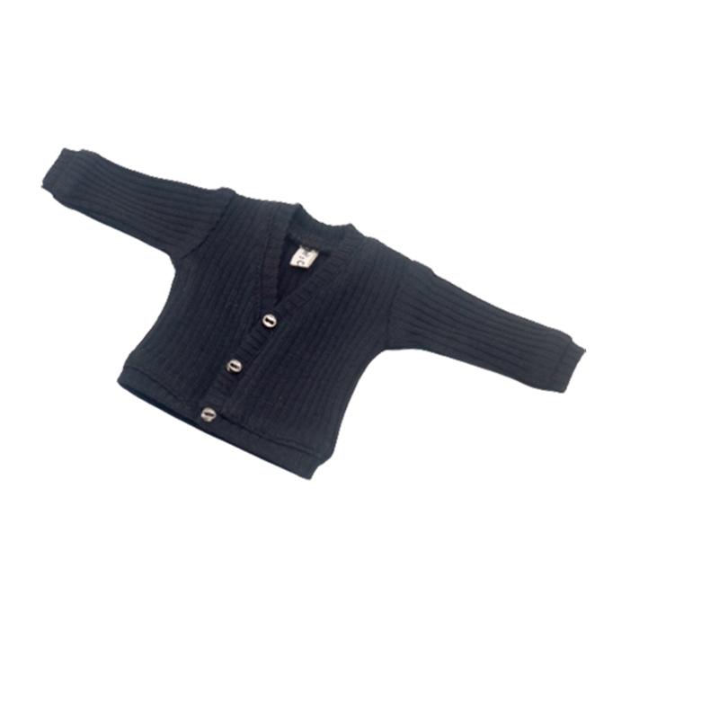 Clothes for doll Fashion multicolor cardigan short skirt  jeans fits Blyth Azone OB22 OB24 doll accessories