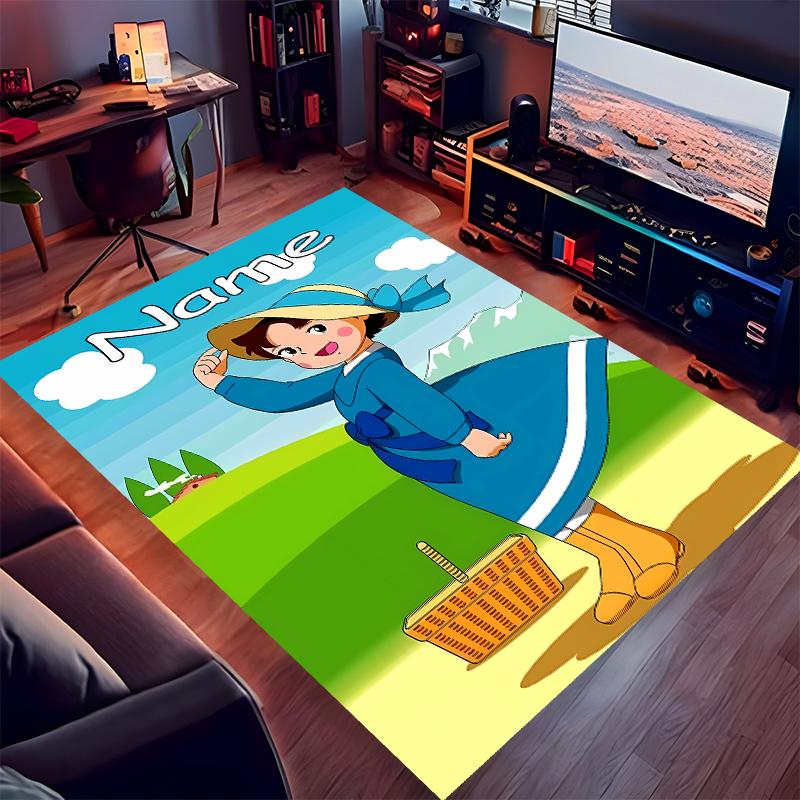 Custom Personalization Heidi Print Area Rug - Soft, Washable Non-Slip Indoor Mat,Living Room,Home&Office Decorative Rug