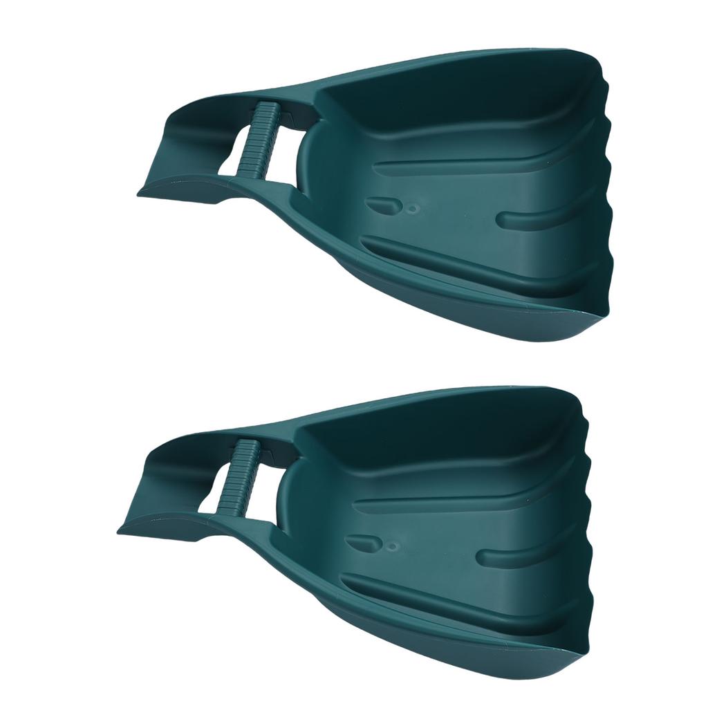 1 Pair Leaf Scoops and Claws Sturdy Ergonomic Grip Hand Held Garde Leaf Rake for Lawn Grass Removal